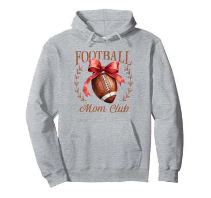 Game Day Red Croquette Bow Football Hoodie - Custom Art Print Men Women - T-Shirt, Sweatshirt, Hoodie