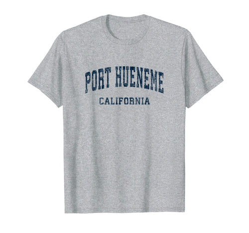 Port Hueneme California Ca Varsity T-Shirt - Minimalist Print Men Women - T-Shirt, Sweatshirt, Hoodie
