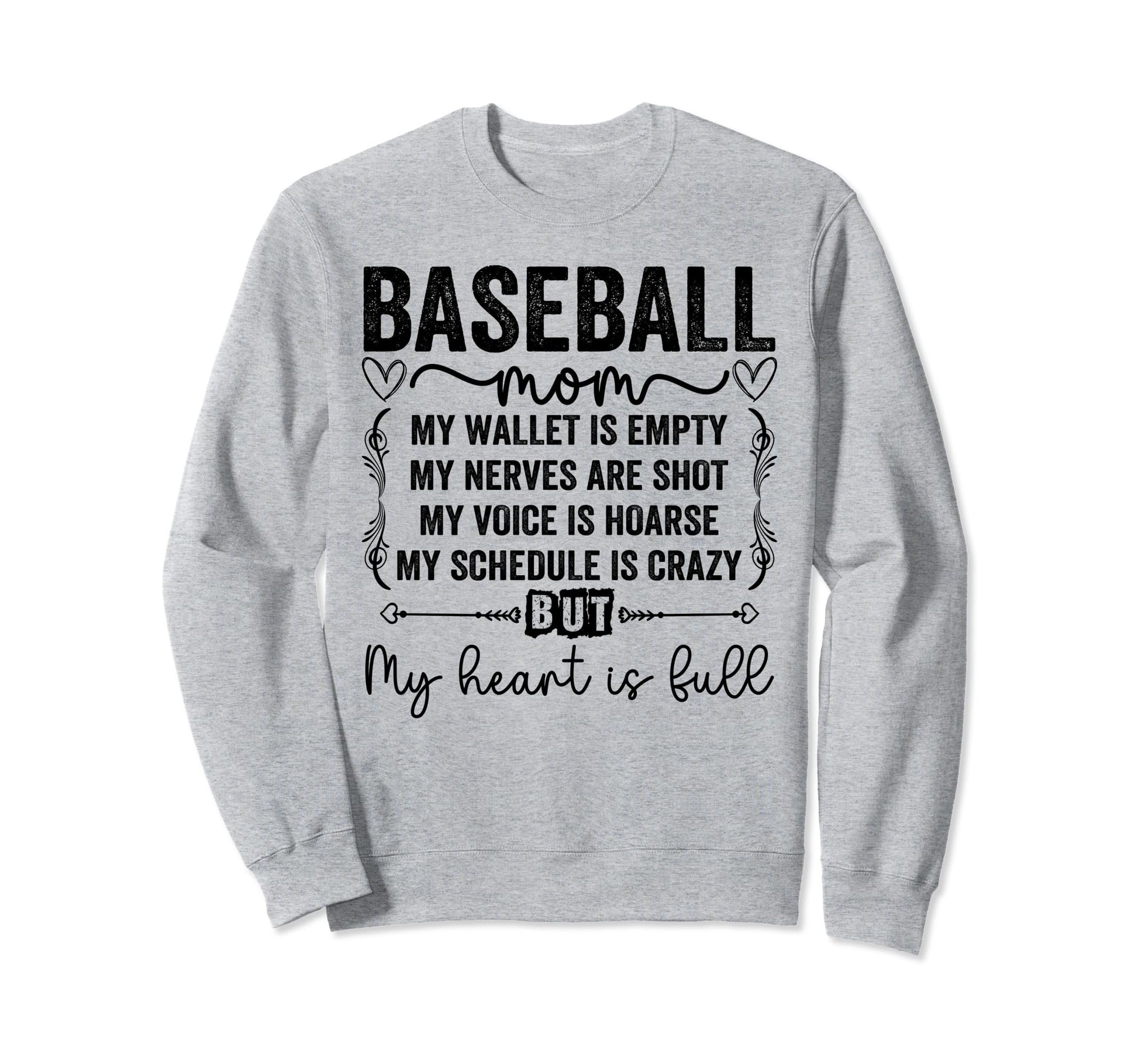 Funny Baseball Mom My Wallet Is Sweatshirt - Streetwear Style for Adults - T-Shirt, Sweatshirt, Hoodie
