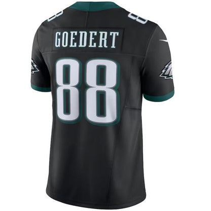 P.Eagles #88 Dallas Goedert Black Vapor F.U.S.E. Limited Game Player Football Jersey football jersey product view 1