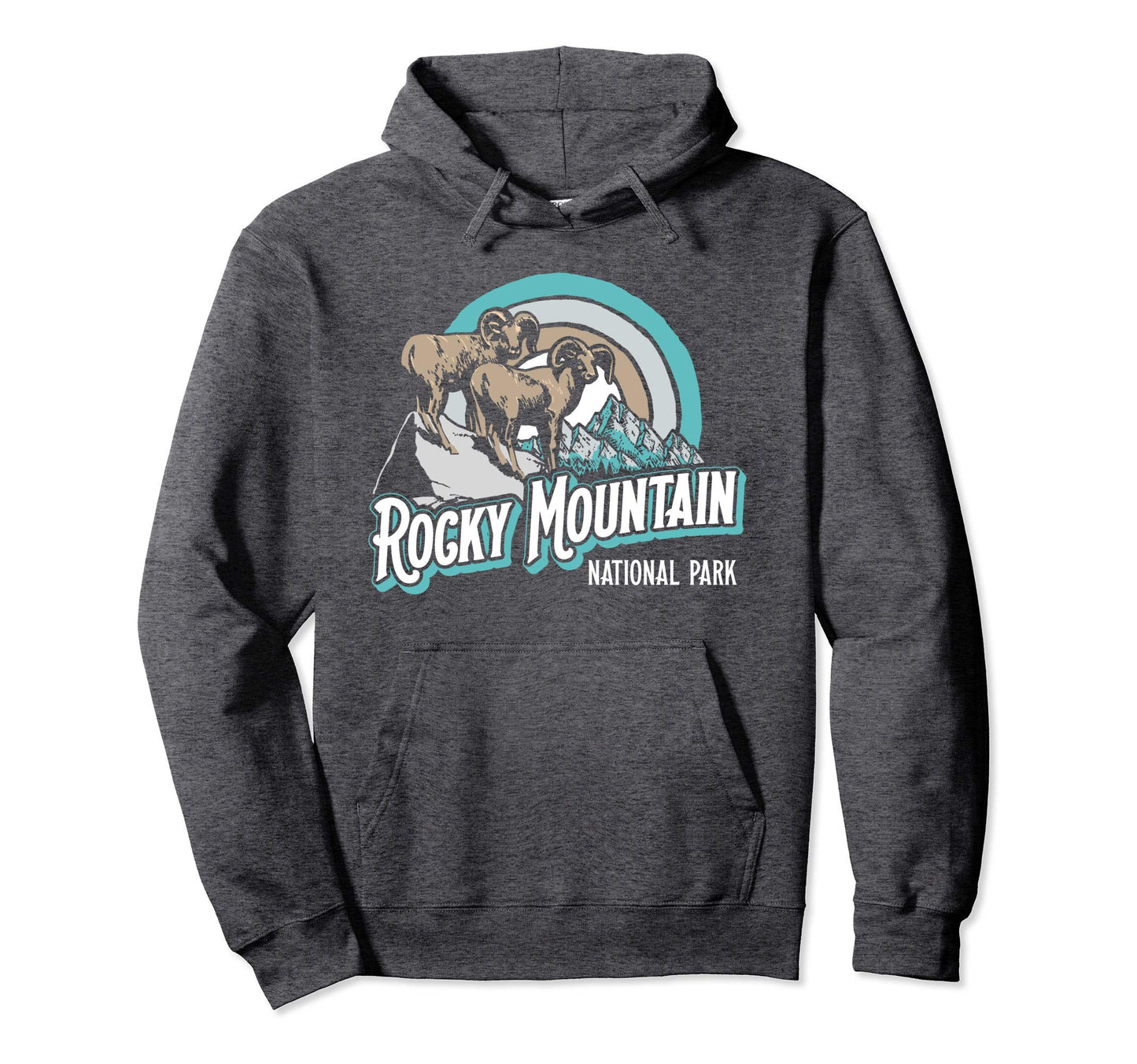 Rocky Mountain National Park Big Horn Hoodie - Streetwear Style Unisex - T-Shirt, Sweatshirt, Hoodie