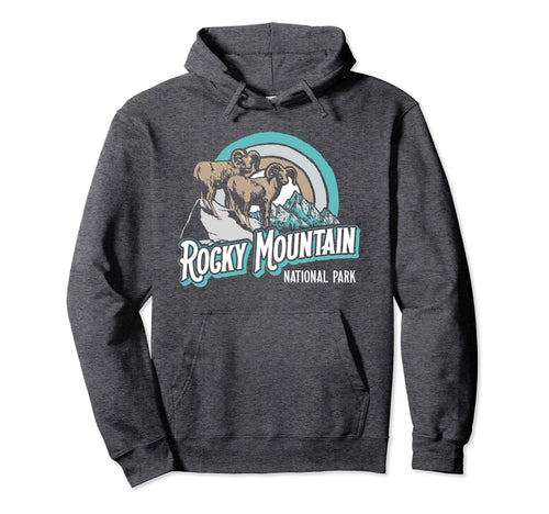 Rocky Mountain National Park Big Horn Hoodie - Streetwear Style Unisex - T-Shirt, Sweatshirt, Hoodie
