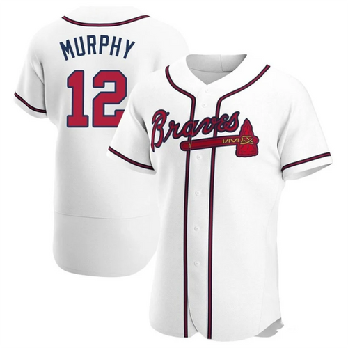A.Braves #12 Sean Murphy Player White Limited Elite Baseball Jerseys baseball jersey product view 1