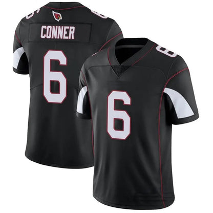 A.Cardinals #6 James Conner Player Black Vapor Untouchable Elite Football Jerseys football jersey product view 1