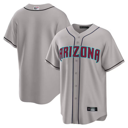 A.Diamondbacks Blank Player Gray Road Replica Baseball Jerseys baseball jersey product view 1