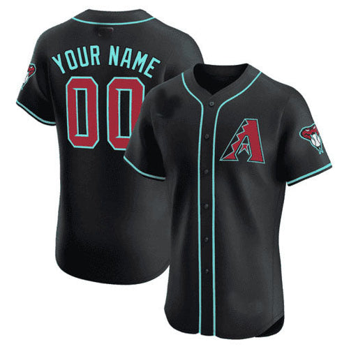 Custom A.Diamondbacks Flex Base Game Jersey ¨C Stitched Baseball Jerseys baseball jersey product view 1