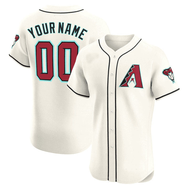 Custom A.Diamondbacks Flex Base Game Jersey ¨C Stitched Baseball Jerseys baseball jersey product view 3