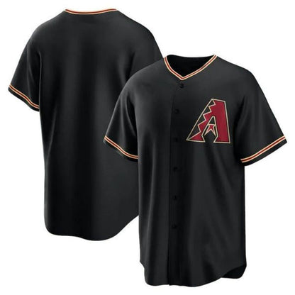 A.Diamondbacks Blank Player Black Replica Stitches Baseball Jerseys baseball jersey product view 1