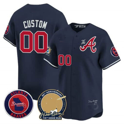 Custom A.Braves Multiple Colors Vapor Premier Limited Stitched Baseball Jerseys baseball jersey product view 2