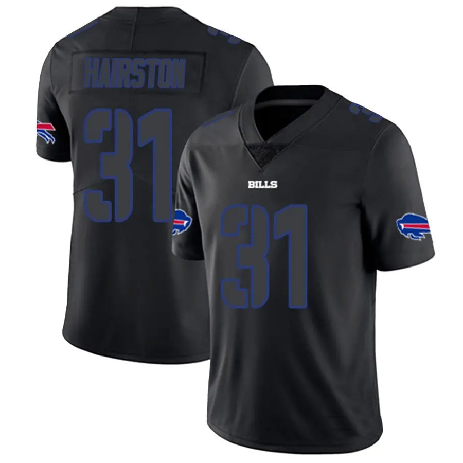 B.Bills #31 Maxwell Hairston Player Black Limited Football Jerseys football jersey product view 1