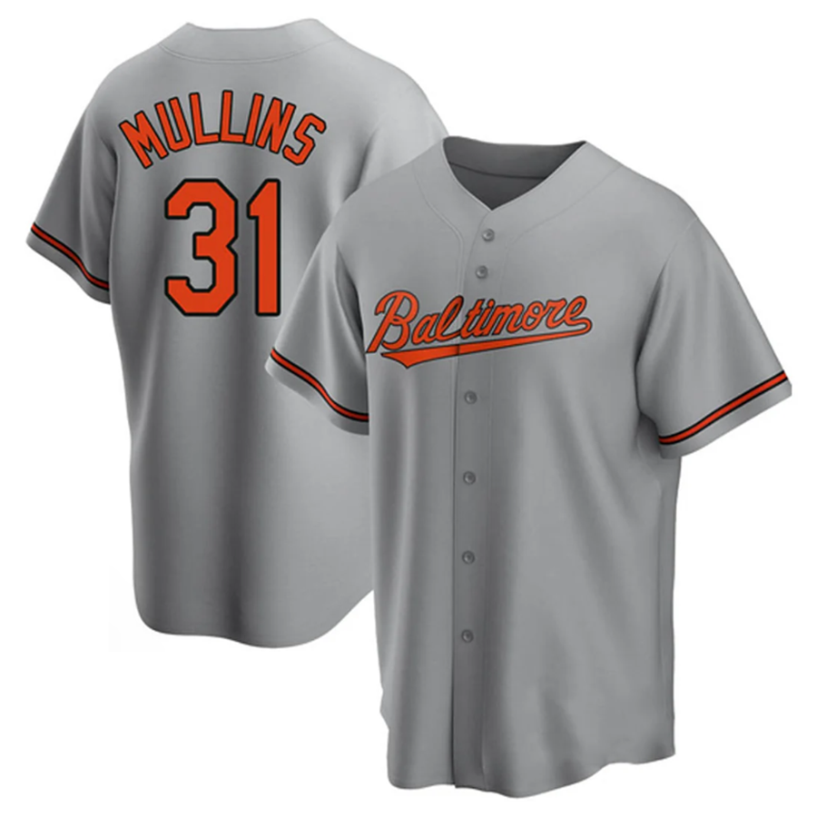 B.Orioles #31 Cedric Mullins Player Gray Replica Game Baseball Jerseys baseball jersey product view 1