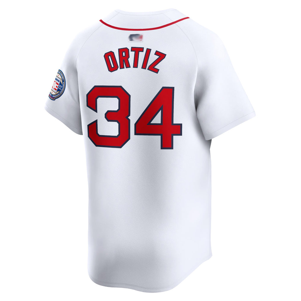 B.Red Sox #34 David Ortiz Player Vapor Premier Limited Home Game Baseball Jerseys baseball jersey product view 1