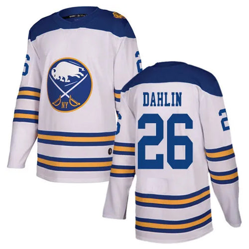 B.Sabres #26 Rasmus Dahlin Player WhiteHome Game Hockey Jerseys hockey jersey product view 1