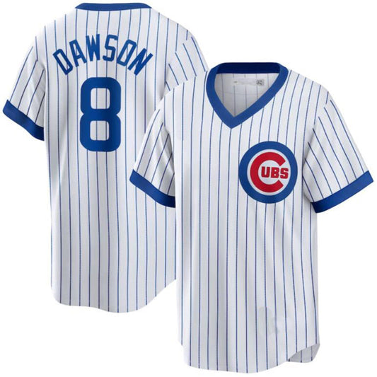 #8 Andre Dawson Player C.Cubs White Home Limited Game Baseball Jerseys baseball jersey product view 1