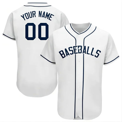 Custom S.Diego Padres Stitched Personalized Button Down Baseball Jerseys baseball jersey product view 1
