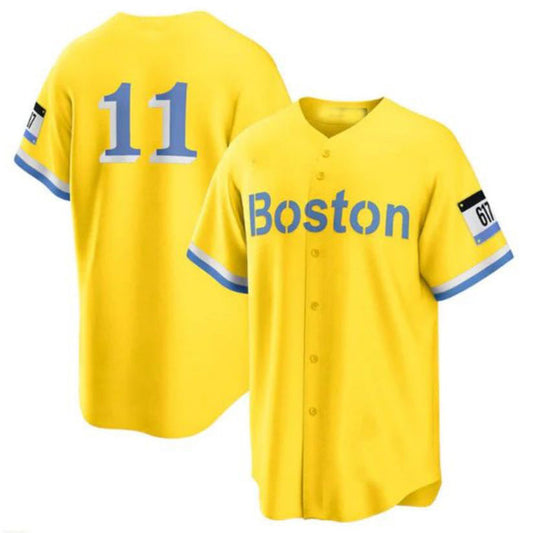 #11 Rafael Devers Player B.Red Sox Gold City Connect Replica Baseball Jerseys baseball jersey product view 1