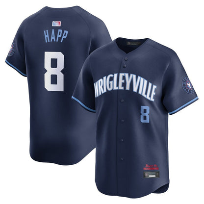 C.Cubs #8 Andre Dawson Player Navy City Connect Limited Baseball Jerseys baseball jersey product view 1