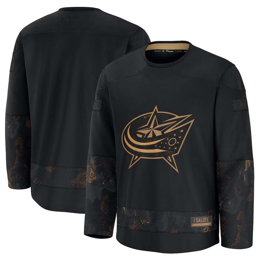 C.Blue Jackets Supporters Player Game Hockey Jersey - Black Stitched American Hockey Jerseys hockey jersey product view 1