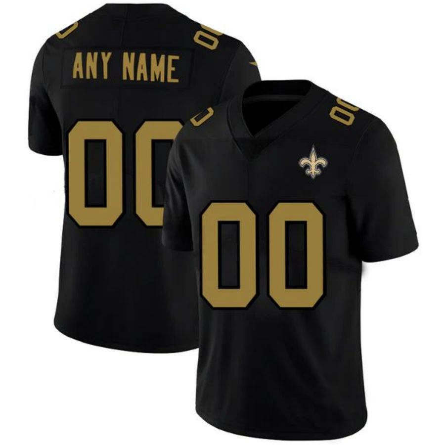 Custom NO.Saints Black Elite Football Jersey American Stitched Football Jerseys Birthday Gift football jersey product view 1