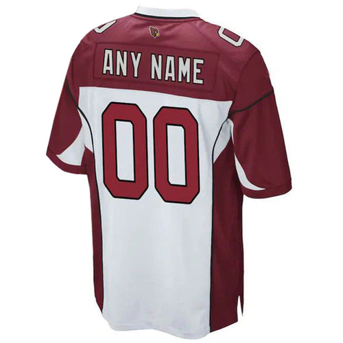 Custom A.Cardinals White-Red Game Stitched Football Jerseys football jersey product view 1