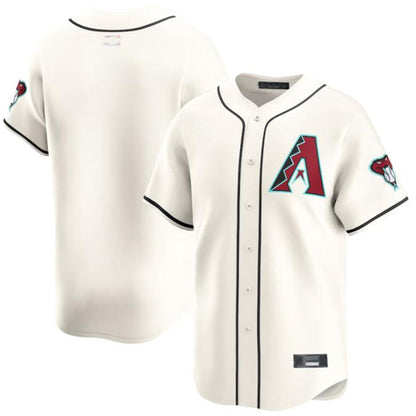A.Diamondbacks Blank Player White Limited Game Baseball Jerseys baseball jersey product view 1