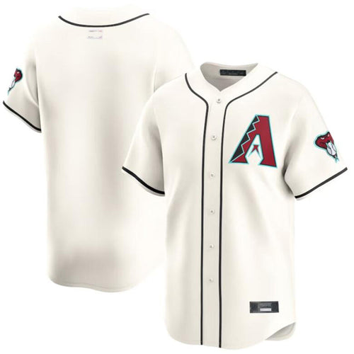 A.Diamondbacks Blank Player White Limited Game Baseball Jerseys baseball jersey product view 1