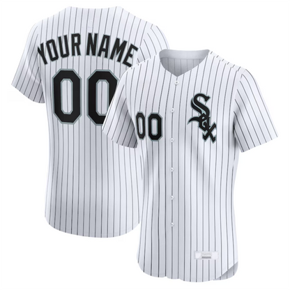 Custom C.White Sox White Home Elite Baseball Jerseys baseball jersey product view 1