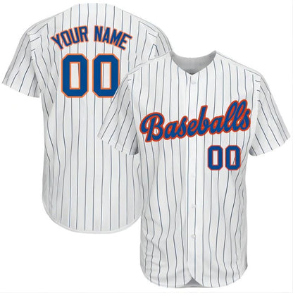 Custom NY.Yankees White Stitched Personalized Button Down Baseball Jerseys baseball jersey product view 1