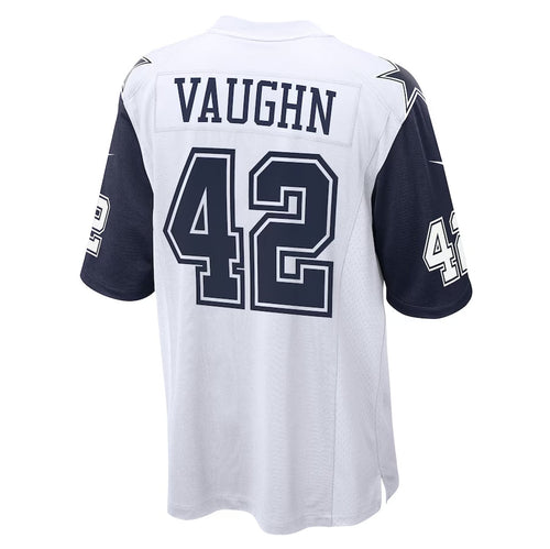 D.Cowboys #42 Deuce Vaughn Player White Alternate Game American Football Jerseys football jersey product view 1