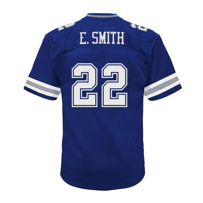 D.Cowboys #22 Emmitt Smith Mitchell & Ness Big & Tall 1996 Legacy Retired Player Jersey - Navy American Jerseys football jersey product view 1