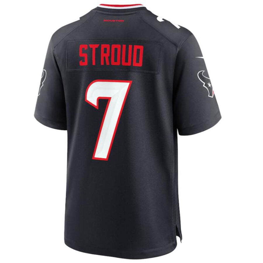 H.Texans #7 C.J. Stroud Player Navy Game Jersey Stitched American Football Jerseys football jersey product view 1