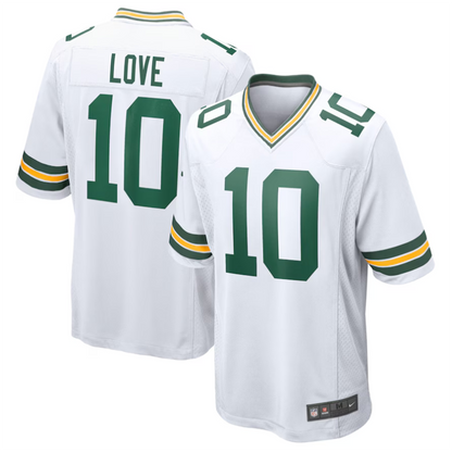 GB.Packers #10 Jordan Love Player White Game Replica Stitched Football Jerseys football jersey product view 2