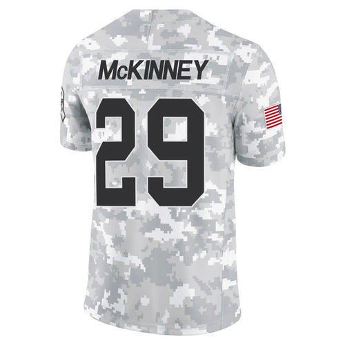 GB.Packers #29 Xavier McKinney Player Arctic Camo Salute to Service Football Jerseys football jersey product view 1
