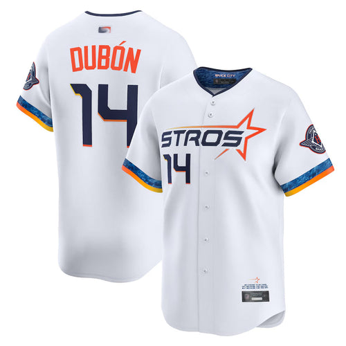 H.Astros #14 Mauricio Dubon Player City Connect Limited White Baseball Jerseys baseball jersey product view 1