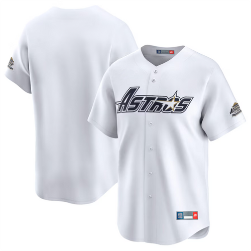 H.Astros Blank Player White Throwback Cooperstown Collection Limited Baseball Jerseys baseball jersey product view 1