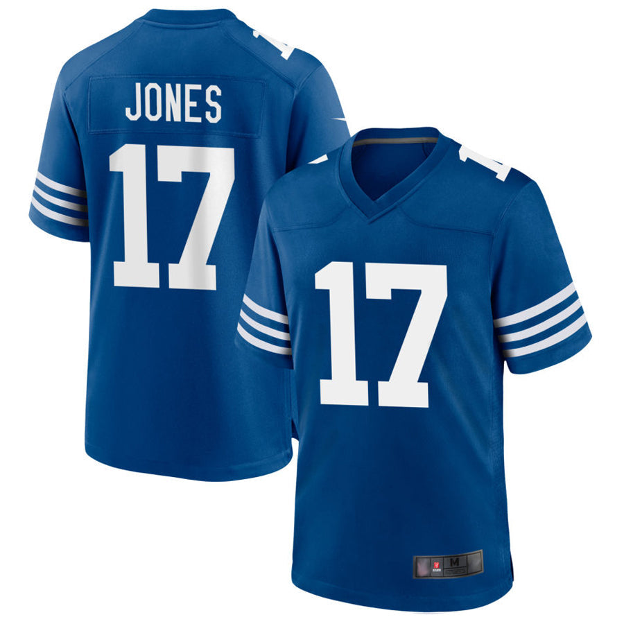 IN.Colts #17 Daniel Jones Player Royal Limited Game Football Jerseys football jersey product view 1
