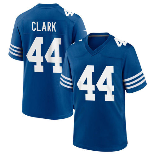 IN.Colts #44 Dallas Clark Player Royal Alternate Game Football Jerseys football jersey product view 1