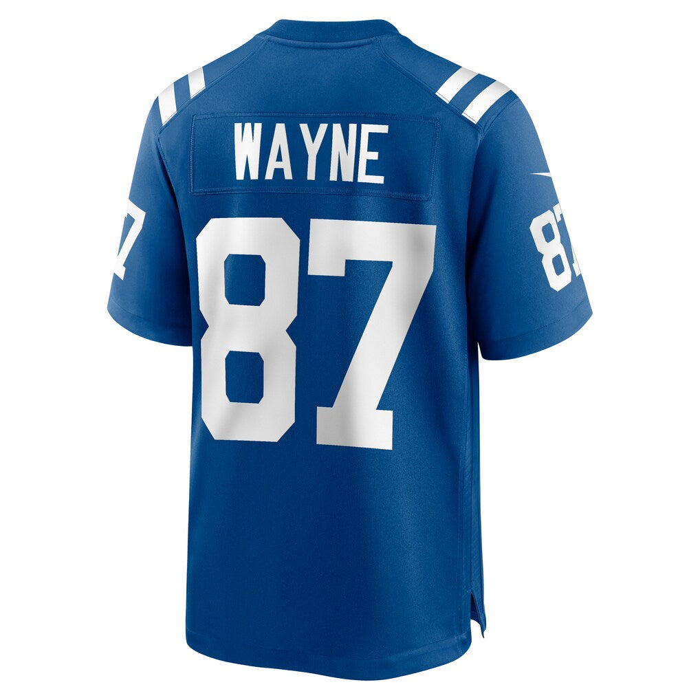 IN.Colts #87 Reggie Wayne Player Royal Home Game Football Jerseys football jersey product view 1