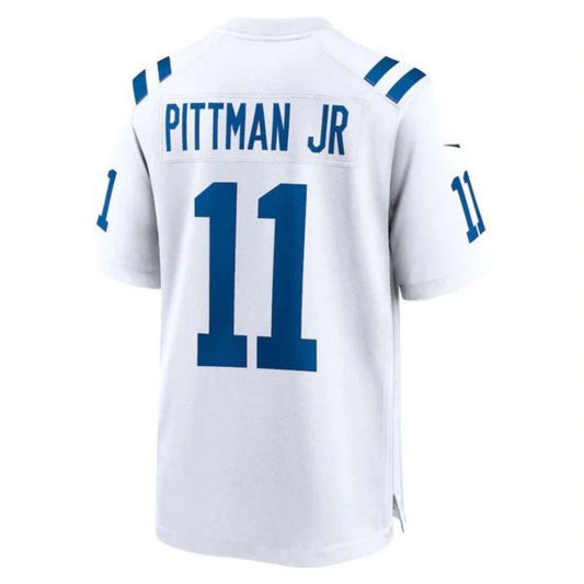 #11 Michael Pittman JR Player IN.Colts Game Football Jerseys -White football jersey product view 1