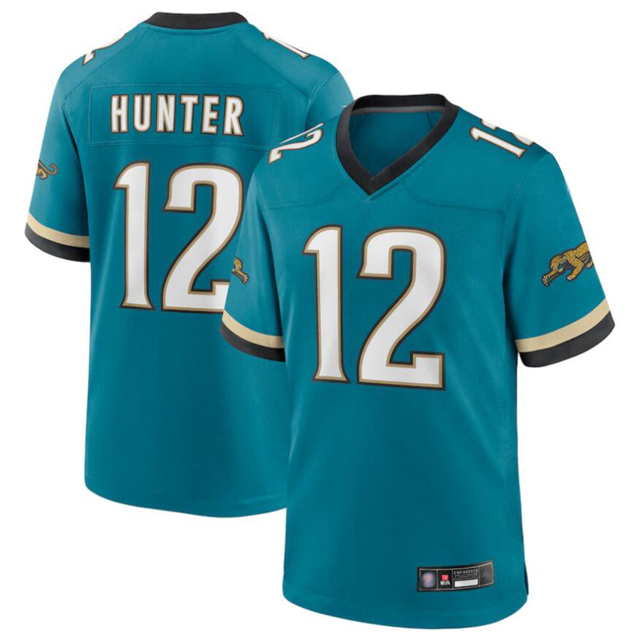 J.Jaguars #12 Travis Hunter Player Teal Replica Limited Football Jerseys football jersey product view 1