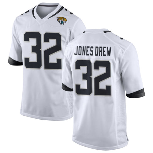 J.Jaguars #32 Maurice Jones-Drew Player White Game Football Jerseys football jersey product view 1