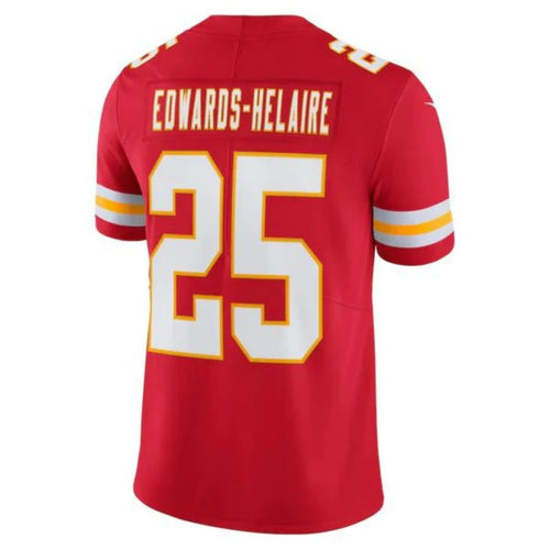 KC.Chiefs #25 Clyde Edwards-Helaire Player Red Vapor F.U.S.E. Limited Stitched Football Jerseys football jersey product view 1