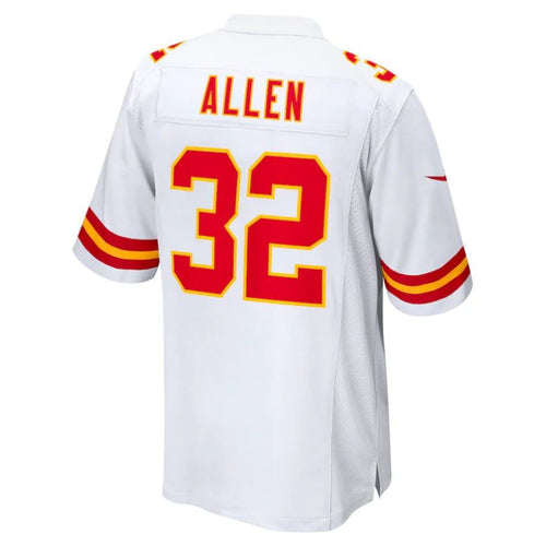 KC.Chiefs #32 Marcus Allen White Retired Player Game Jersey Stitched American Football Jerseys football jersey product view 1