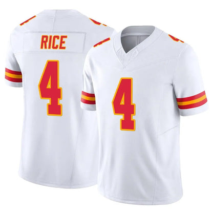 KC.Chiefs #4 Rashee Rice Player White Vapor F.U.S.E. Limited Stitched Football Jerseys football jersey product view 1