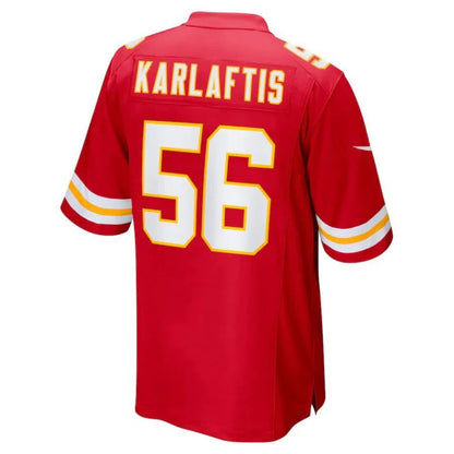 KC.Chiefs #56 George Karlaftis Player Red Home Game Football Jerseys football jersey product view 1