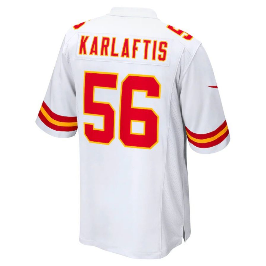 KC.Chiefs #56 George Karlaftis Player White Home Game Football Jerseys football jersey product view 1
