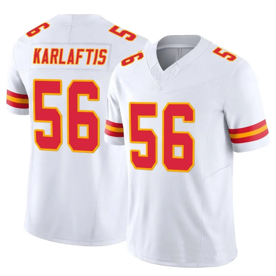 KC.Chiefs #56 George Karlaftis Player White Vapor F.U.S.E. Limited Stitched Football Jerseys football jersey product view 1