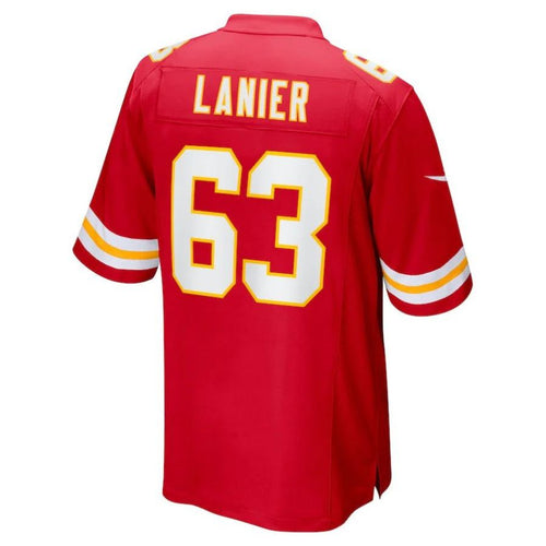 KC.Chiefs #63 Willie Lanier Red Retired Player Jersey Stitched American Football Jerseys football jersey product view 1