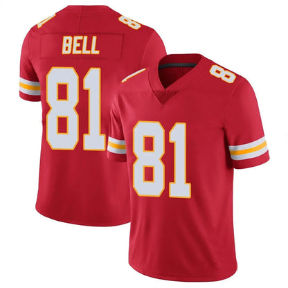 KC.Chiefs #81 Blake Bell Player Red Vapor Limited Stitched Football Jerseys football jersey product view 1