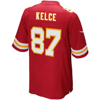 KC.Chiefs #87 Travis Kelce Player Red Game Jersey Stitched American Football Jerseys football jersey product view 1
